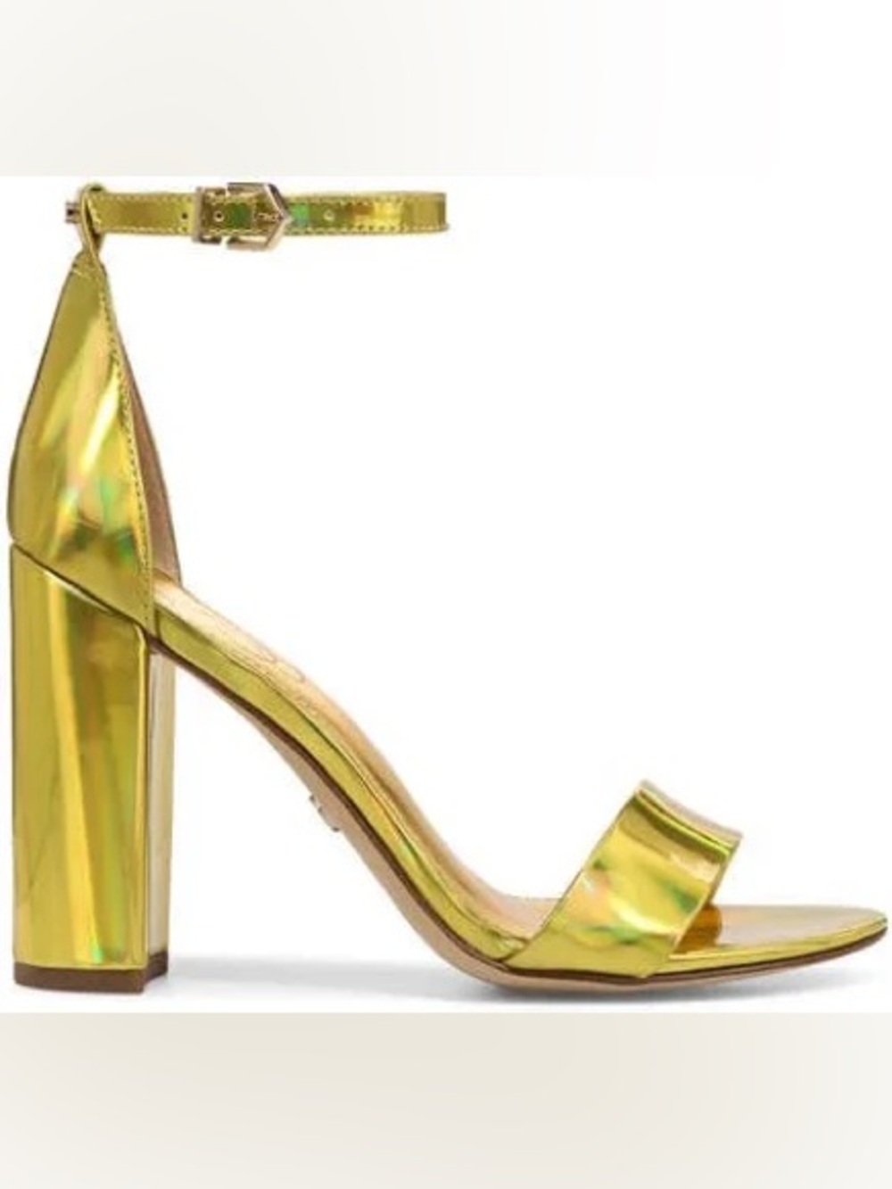Sam Edelman Yaro Sandal 8.5 Gold BRAND NEW IN BOX - Picture 5 of 8